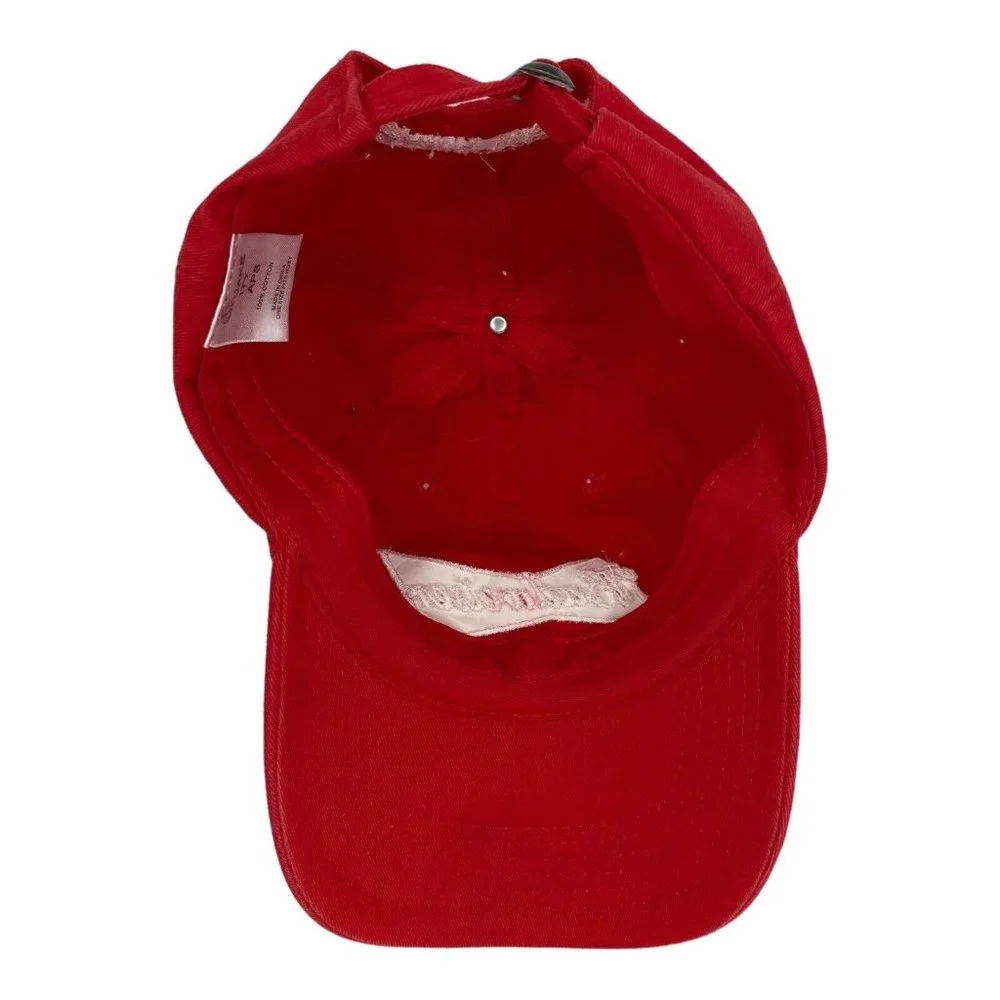 Budweiser Beer “Enjoy Responsibly Drink Wiser” Red Strapback‎ Cap Adjustable Hat